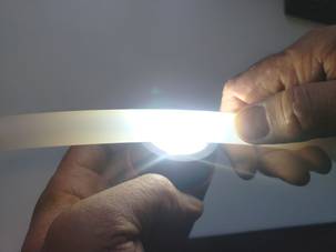 Bierleitung wird optisch gepr&uuml;ft